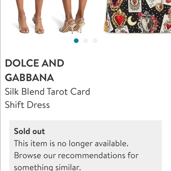 NWT 100% AUTHENTIC $2,025 Dolce & Gabbana Silk Shift Dress. Size US 8 , EU 44 - Picture 5 of 15